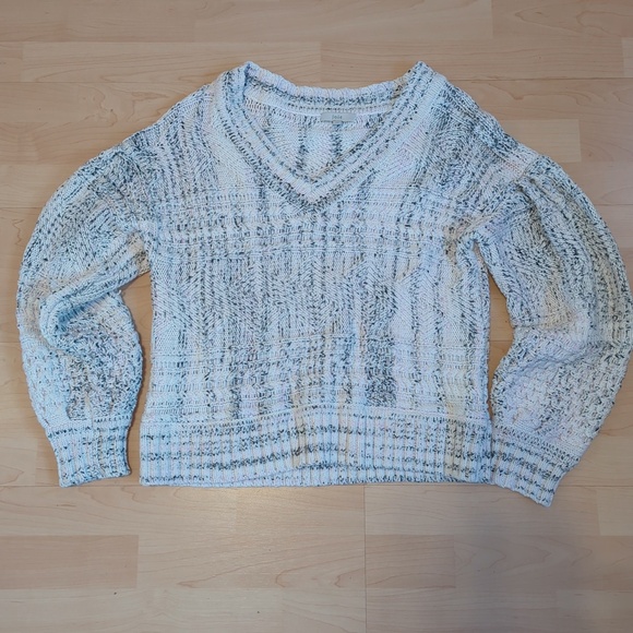 JOIE Sydnee Cotton V-Neck Knit Sweater SZ M - Picture 4 of 9